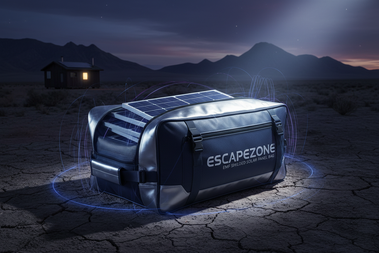 EscapeZone Heavy-Duty Faraday Bag for Solar Panels