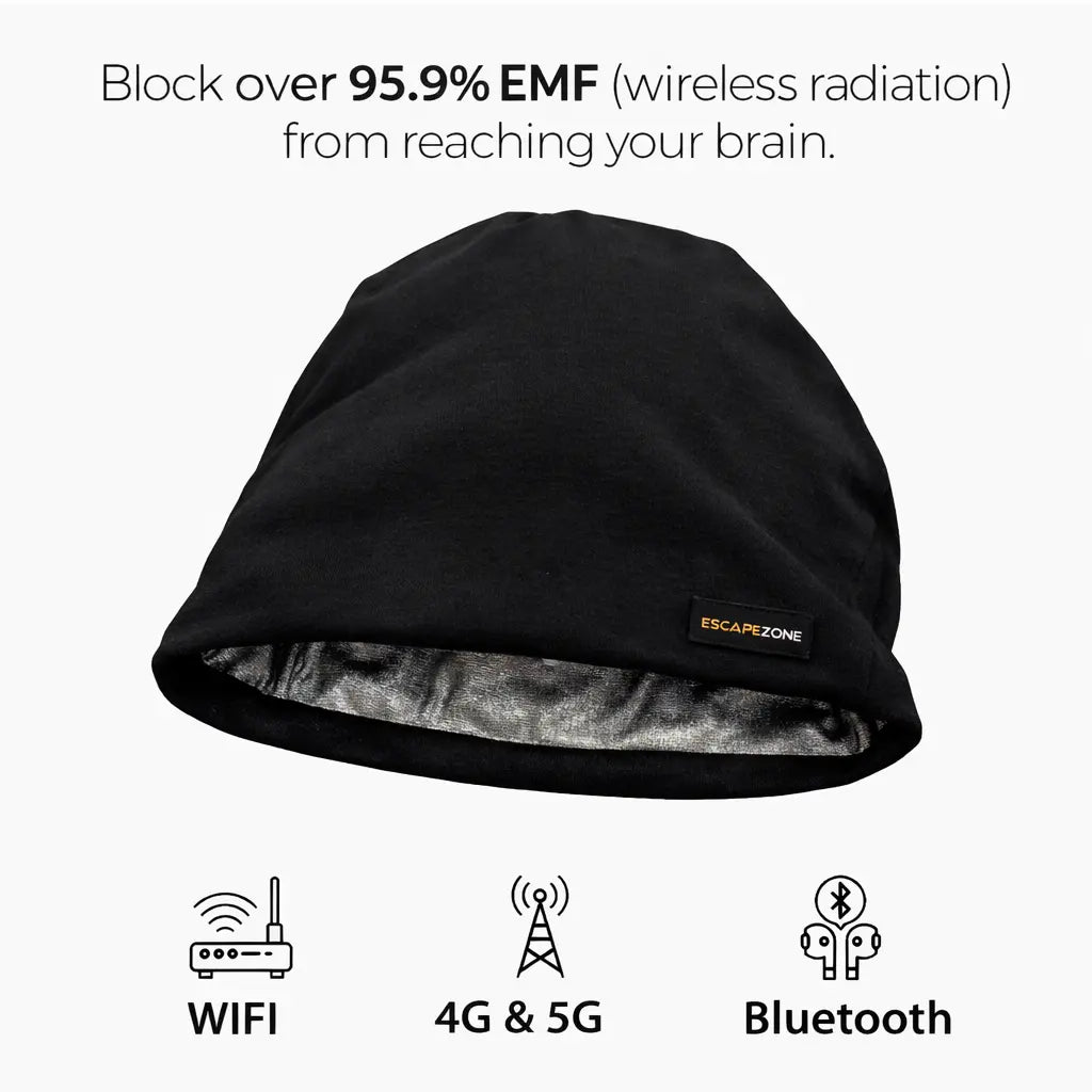 EscapeZone Black EMF Blocking Beanie