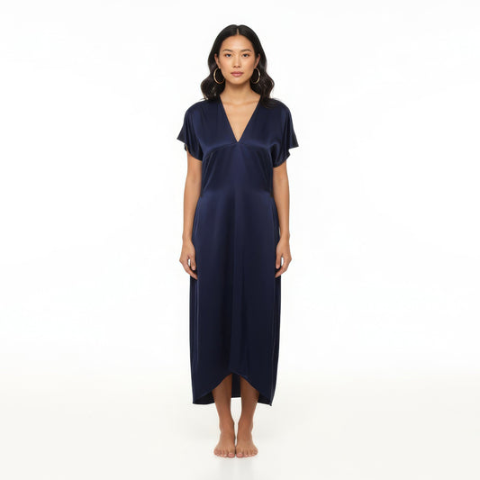 Silk Kimono Dress: EMF Shielding