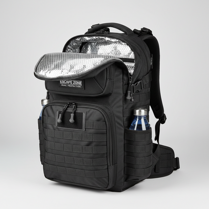 EscapeZone Shield/Faraday Ballistic Backpack-NAVY