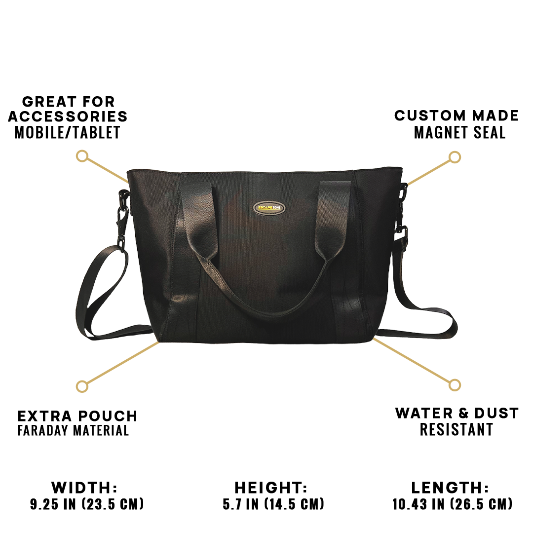 Stylish Women’s Handbag with Faraday Pockets (small)