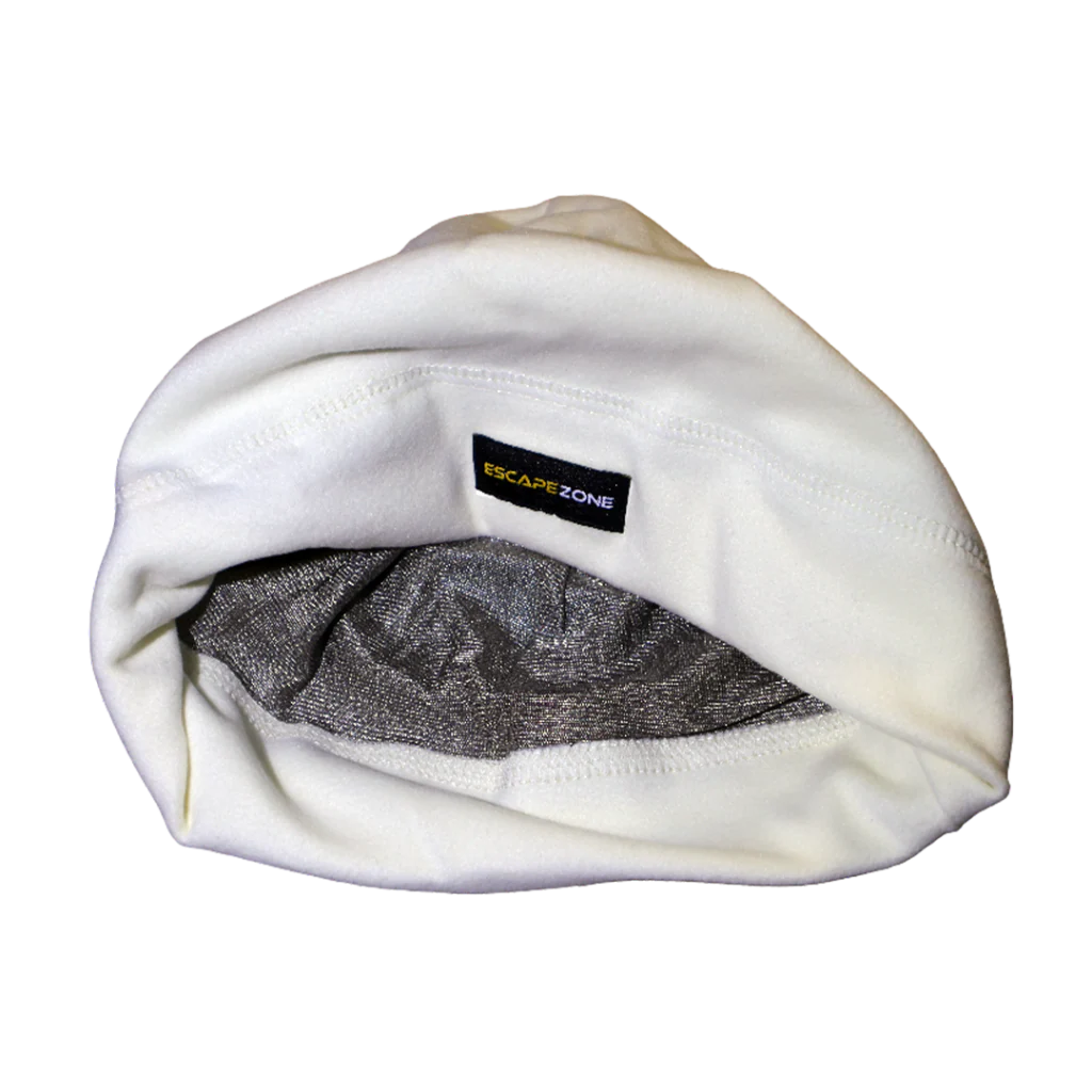 EscapeZone EMF Blocking Kids Faraday Beanie – White