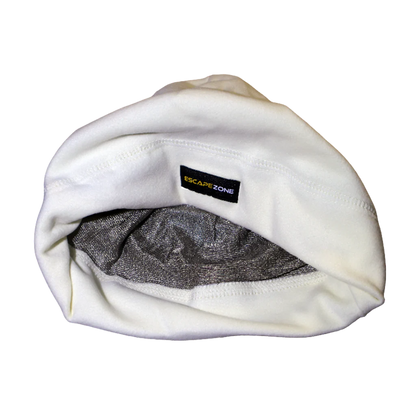 EscapeZone EMF Blocking Kids Faraday Beanie – White